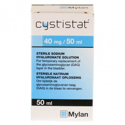 Фото препарата Цистистат Cystistat (Уро-Гиал) 40 mg/50 ml  4 шт