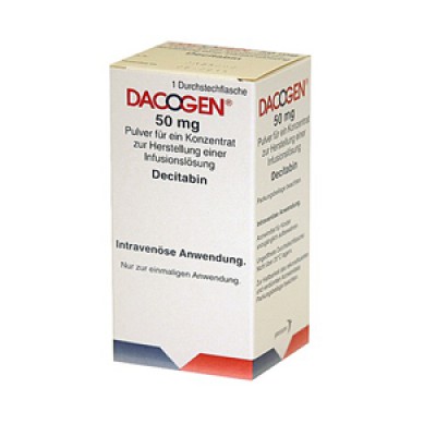 Фото препарата Дакоген Dacogen 50 мг/1 флакон