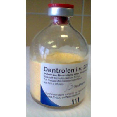 Фото препарата Дантролен Dantrolen IV 20MG/12 шт