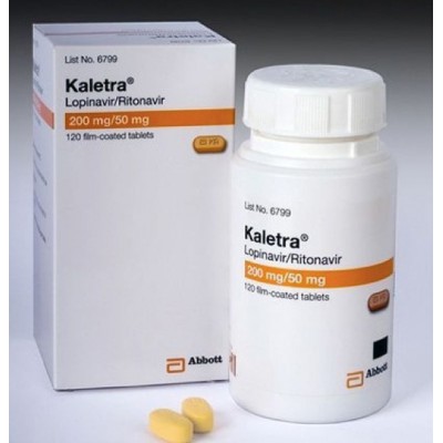 Фото препарата Калетра Kaletra 200 mg/50 Mg/ 120 Шт