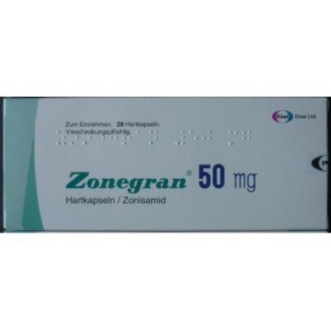 Зонегран Zonegran 50 мг/28 капсул   купить в Москве