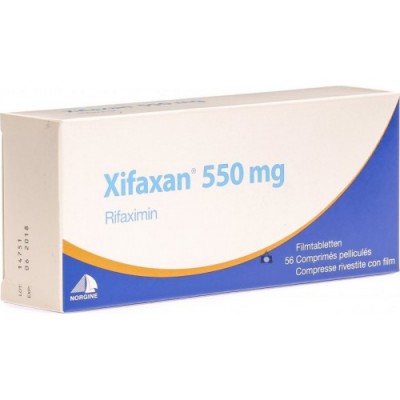 Фото препарата Ксифаксан Xifaxan 550 Mg (Rifaximin) 98 Таблеток