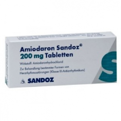 Фото препарата Амиодарон AMIODARONE 200 Мг - 100 Таблеток