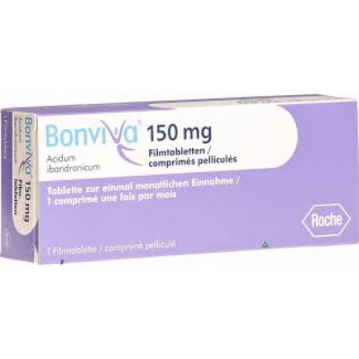 Фото препарата Бонвива Bonviva  150 мг/3 таблетки