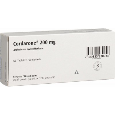 Фото препарата Кордарон CORDARONE 200 мг - 100 Шт