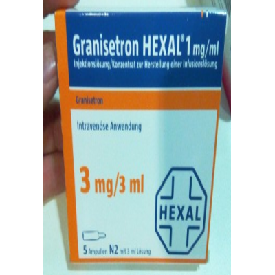 Фото препарата Гранистерон GRANISETRON HEXAL 1MG/ML  5X3 ml
