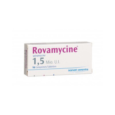 Фото препарата Ровамицин Rovamicin 1,5 млн/30 таблеток  