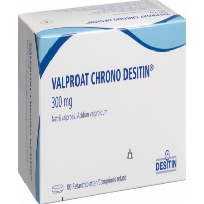 Фото препарата Вальпроат VALPROAT CHRONO DESIT 300MG