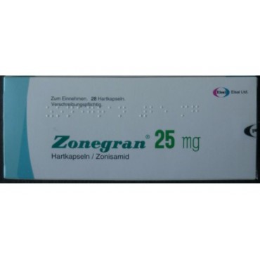 Зонегран Zonegran 25 мг/28 капсул   купить в Москве