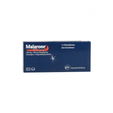 Маларон MALARONE 250mg/100mg 12 шт купить в Москве
