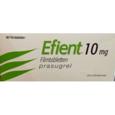 Эффиент Efient (Прасугрель) 10 мг/98 таблеток купить в Москве