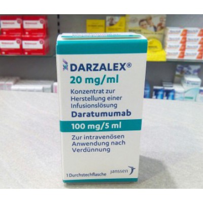 Фото препарата Дарзалекс Darzalex (Даратумумаб) 100 мг/5мл