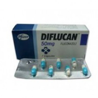 Фото препарата Дифлюкан Diflucan 50 мг/28 капсул