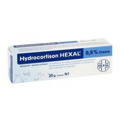 Фото препарата Гидрокортизон Hydrocortison Hexal 0.5% Creme /30 g 