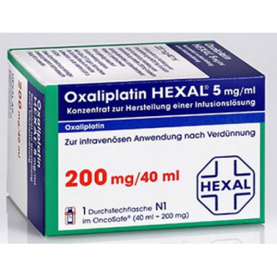 Фото препарата Оксалиплатин Oxaliplatin WIN5MG/ML200MG/40Ml