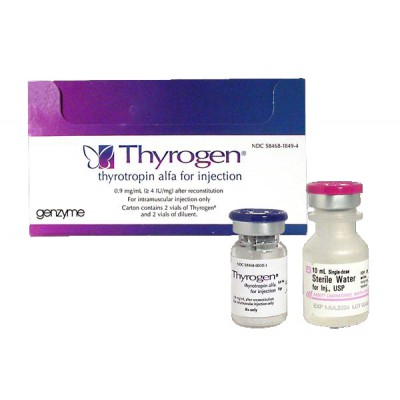 Фото препарата Тироген Thyrogen 2 флакона