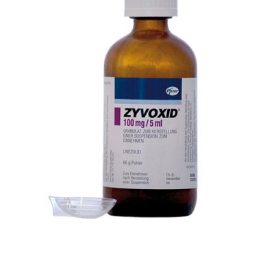 Фото препарата Зивокс Zyvoxid суспензия 100мг/5мл