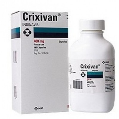 Фото препарата Криксиван Crixivan 400 мг/180 капсул