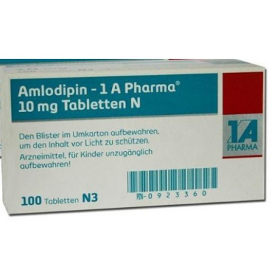 Фото препарата Амлодипин AMLODIPIN 10MG - 100 Шт