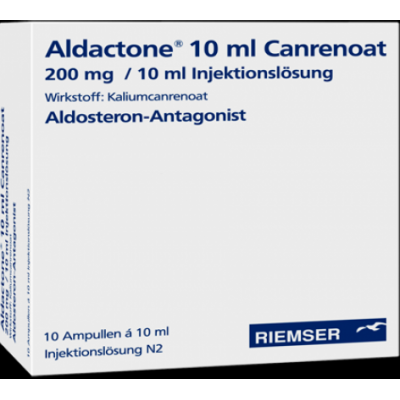 Фото препарата Альдактон ALDACTONE - 10 Мл*10шт