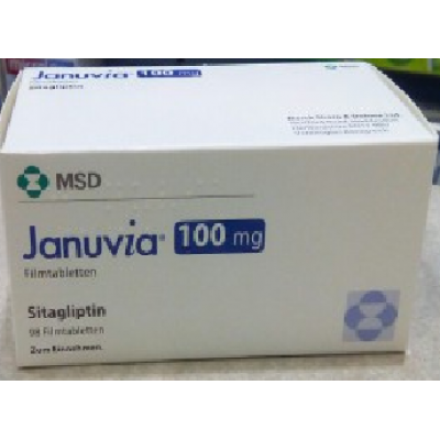 Фото препарата Янувия JANUVIA 100 мг/98 таблеток