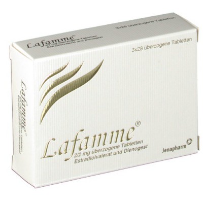 Фото препарата Лафамме LAFAMME 2 мг/3x28 шт  