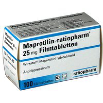 Фото препарата Мапротилин MAPROTILIN 25 Мг - 100 Шт