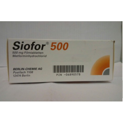 Фото препарата Сиофор SIOFOR 500 - 30 Шт