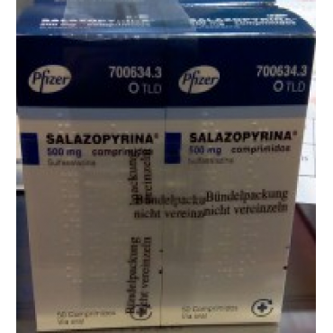 Салазопирин Salazopyrine 500 мг/300 таблеток   купить в Москве