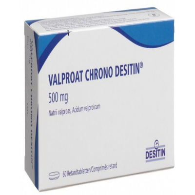 Фото препарата Вальпроат VALPROAT CHRONO DESIT 500MG