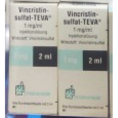 Фото препарата Винкристин Vincristin sulfat 2мг/2мл 1 флакон  