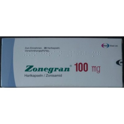 Фото препарата Зонегран Zonegran 100 мг/28 капсул  