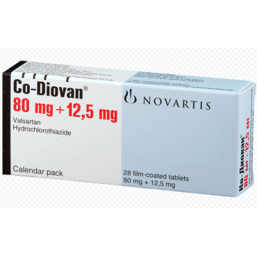 Ко-Диован CODIOVAN 80 mg/12,5 mg/98 Шт купить в Москве