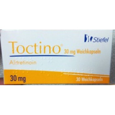 Токтино Toctino (Алитретиноин) 30 мг/30 капсул купить в Москве
