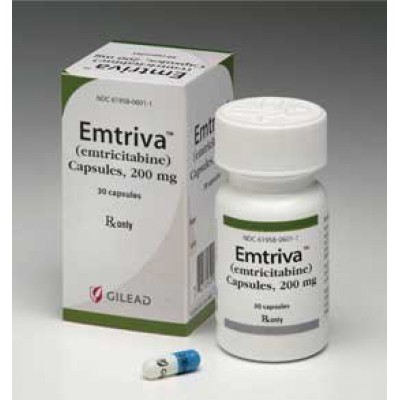 Фото препарата Эмтрива Emtriva (Эмтрицитабин) 200 мг/30 капсул