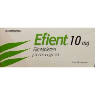 Фото препарата Эффиент Efient (Прасугрель) 10 мг/98 таблеток